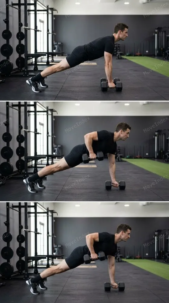 Renegade Row, male athlete, 3 sequential frames